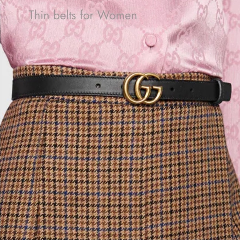 GUCCI GG Skinny Belt - Picture 9 of 10